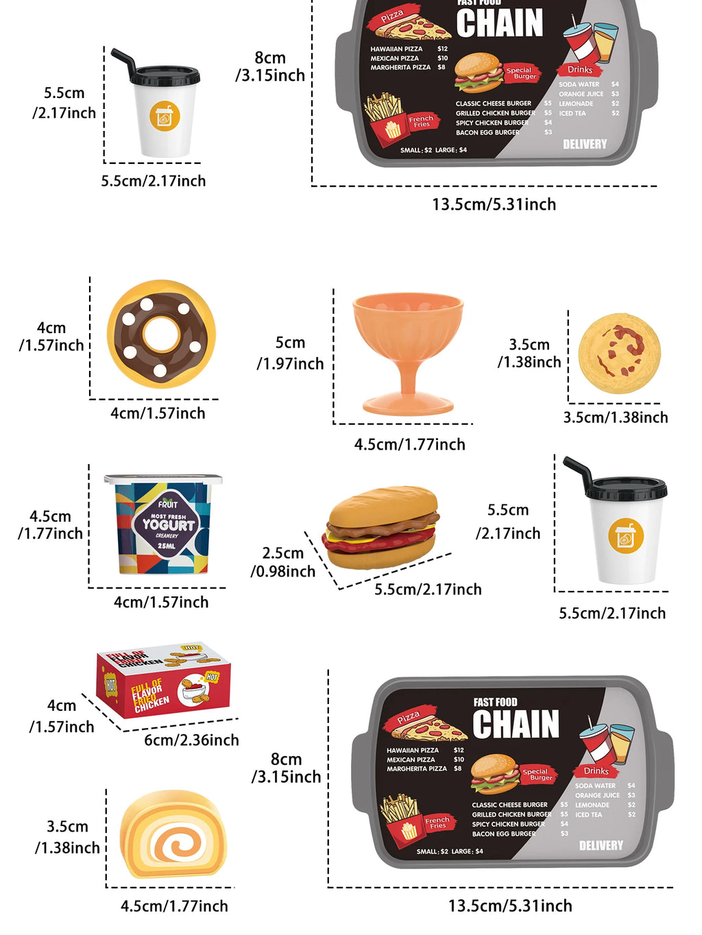 Children's toys: Pretend play, barbecue, fast food, pizza, sushi, afternoon tea, desserts, kitchen food, toy sets