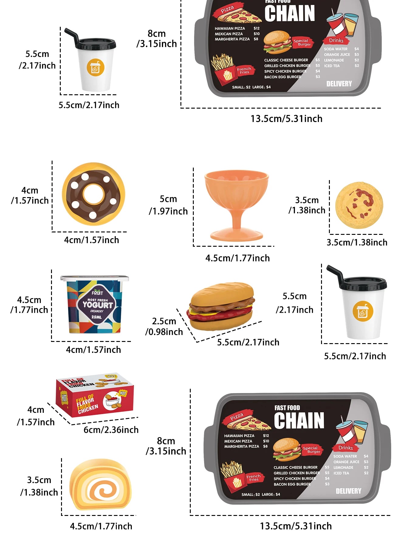 Children's toys: Pretend play, barbecue, fast food, pizza, sushi, afternoon tea, desserts, kitchen food, toy sets