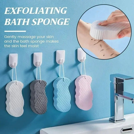 Soft Sponge Body Scrubber Bath Exfoliating Scrub Sponge Shower Brush Body Skin Remover Exfoliante