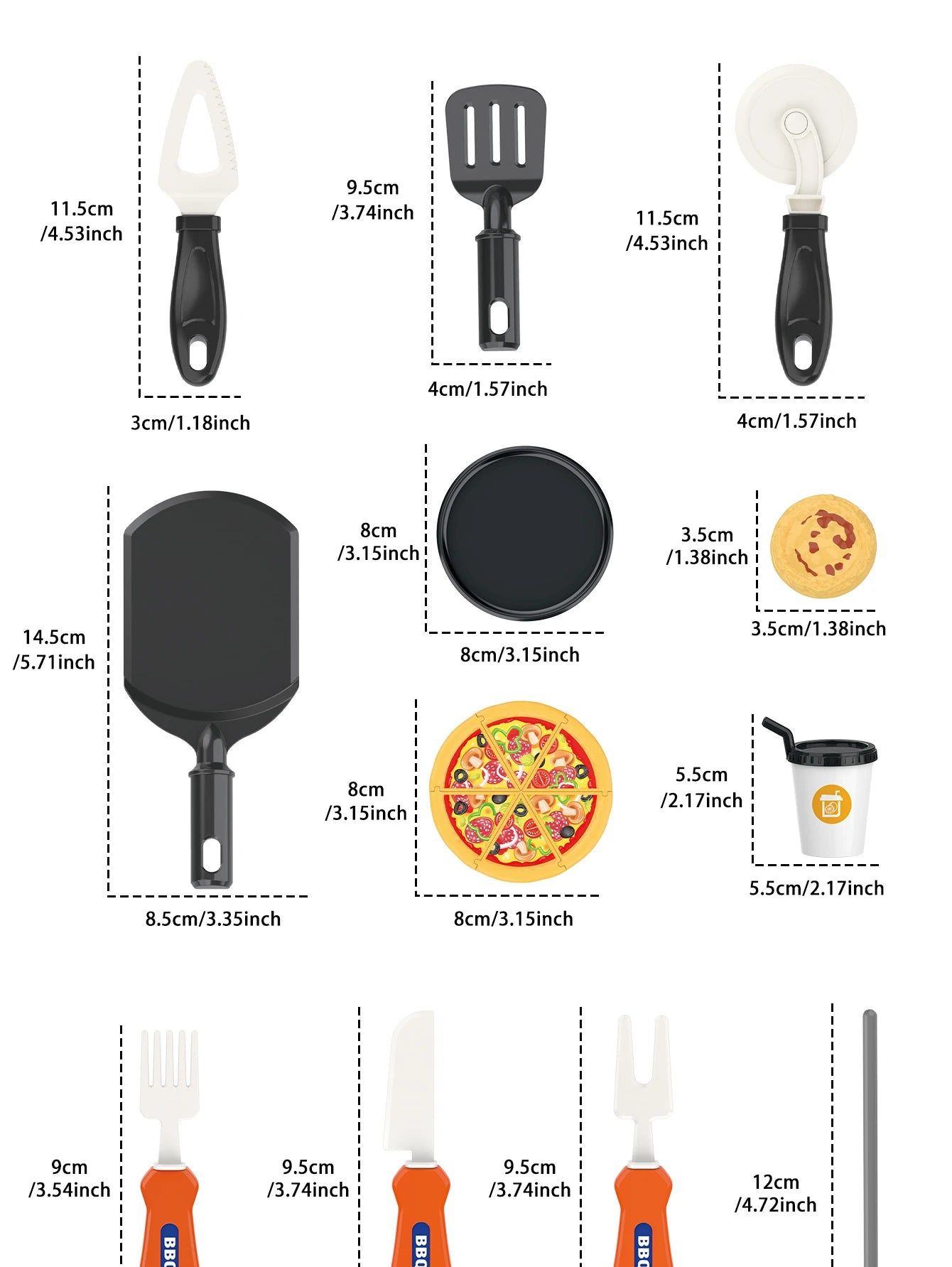 Children's toys: Pretend play, barbecue, fast food, pizza, sushi, afternoon tea, desserts, kitchen food, toy sets