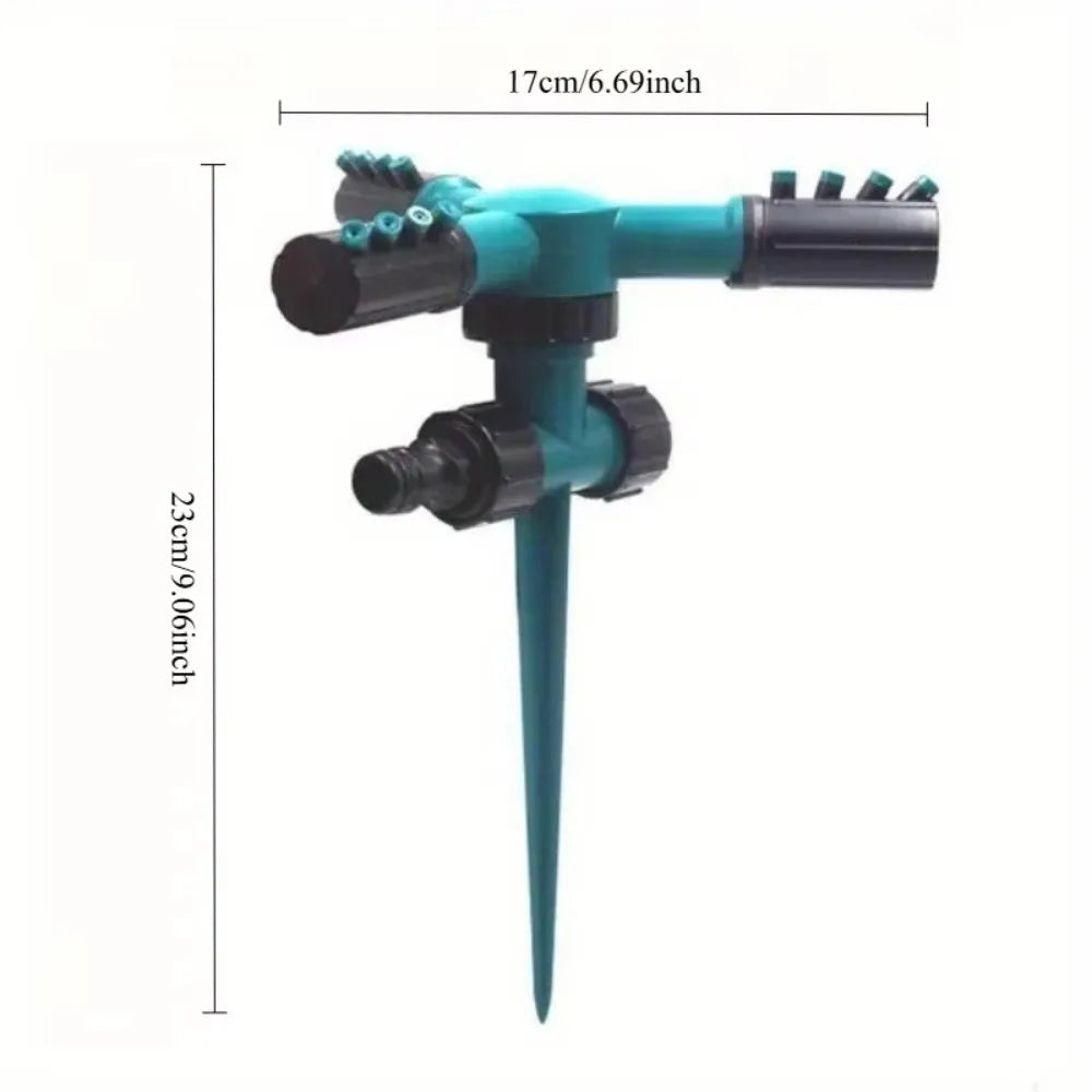 Garden Automatic Sprinkler Garden Watering Sprinkler 360° Rotating Water For Lawn Yard Flower Bed Agricultural Irrigation