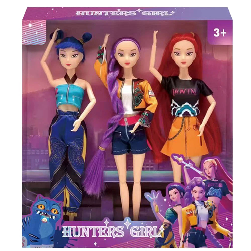 2026 HOT NEW Anime KPop Demon Hunters Doll Vinyl Toy Rumi Mira zoi Character vinyl mask figurine Birthday Gift Fan Club Gifts