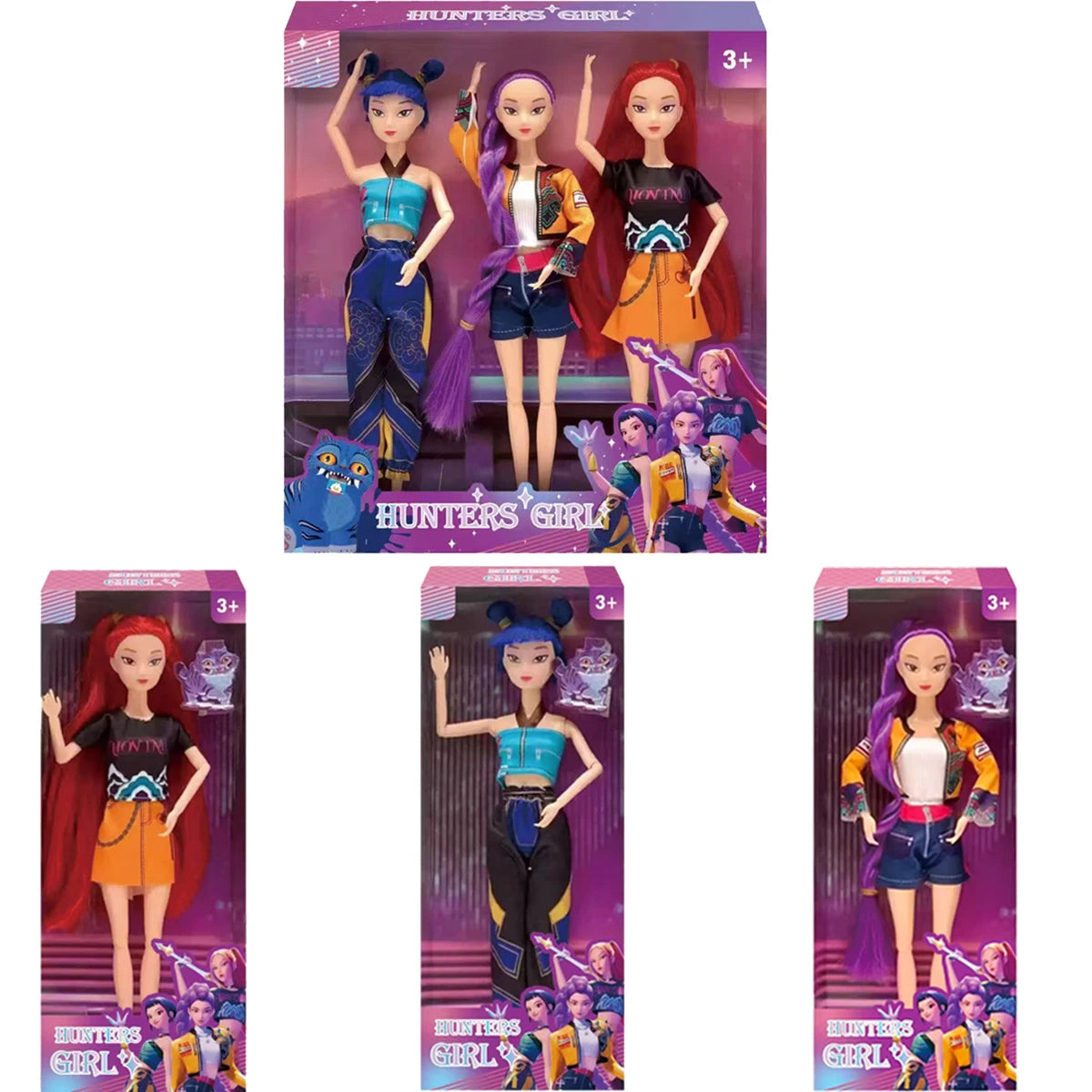 2026 HOT NEW Anime KPop Demon Hunters Doll Vinyl Toy Rumi Mira zoi Character vinyl mask figurine Birthday Gift Fan Club Gifts