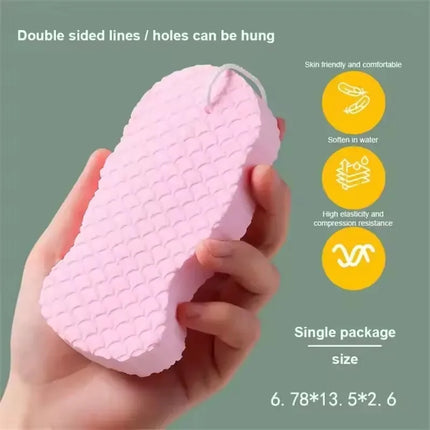 Soft Sponge Body Scrubber Bath Exfoliating Scrub Sponge Shower Brush Body Skin Remover Exfoliante
