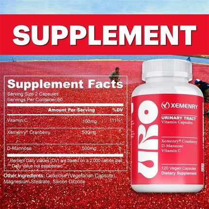 Urinary Health - Contains Cranberry To Support Urinary Tract Health, Relieve Frequent Urination, Promote Sleep, Gluten-freeSuppl