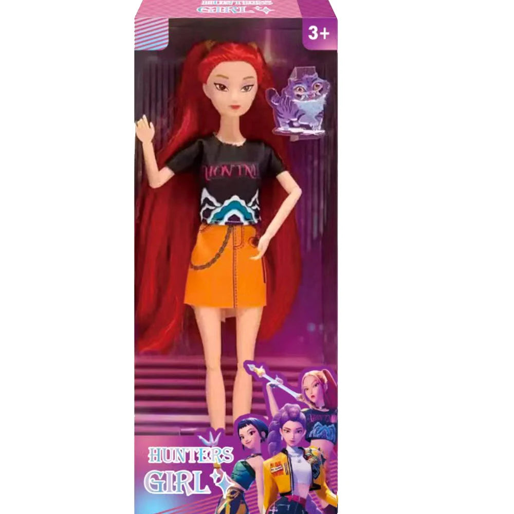 2026 HOT NEW Anime KPop Demon Hunters Doll Vinyl Toy Rumi Mira zoi Character vinyl mask figurine Birthday Gift Fan Club Gifts