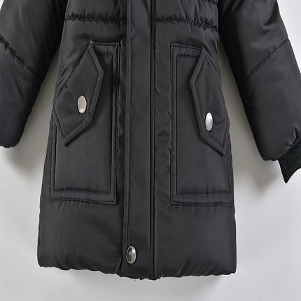 2024 New Children's Clothing Winter Jacket for Girls Thicken Girls Winter Coat Hooded Velour Winter Girls Jackets Outwear 3-7Y