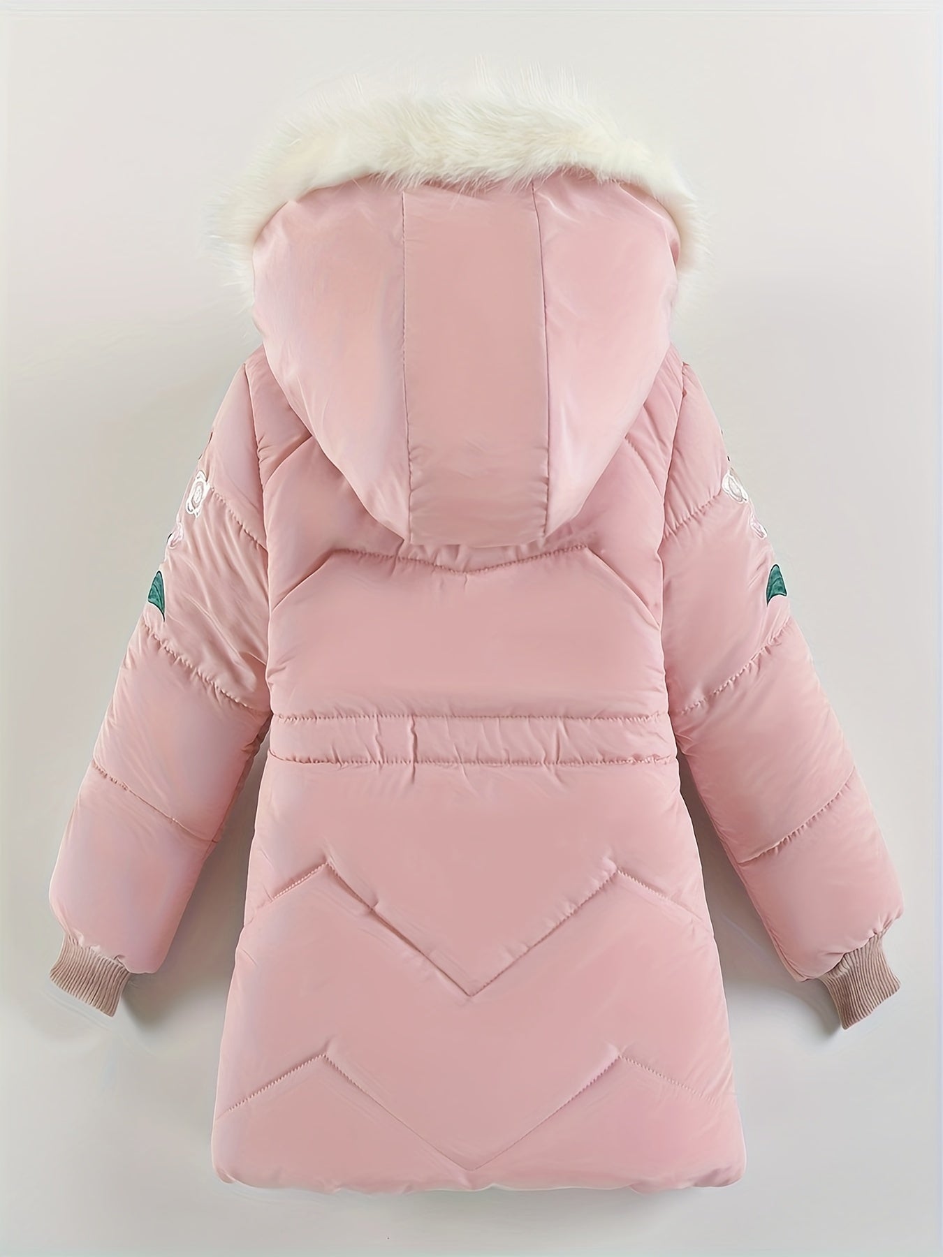 2024 New Children's Clothing Winter Jacket for Girls Thicken Girls Winter Coat Hooded Velour Winter Girls Jackets Outwear 3-7Y